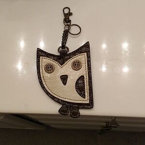 CHALA Owl Keychain Fob Coin Purse Hang Tag for Bag